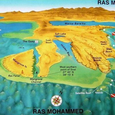 Ras Mohammed Map New